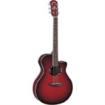 Yamaha APX500 Dark Red Burst Thinline Ac/El Guitar